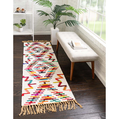 Duclos Cotton Ikat Indoor Rug