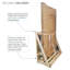 Porte de douche demi-cadre l 45,75 "x H 76" Frederick-62265223