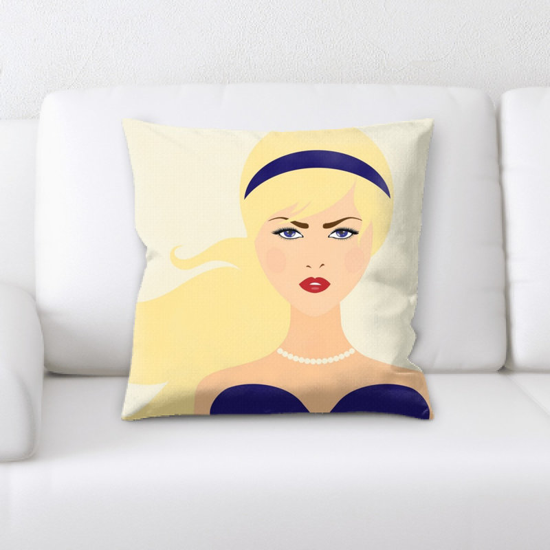 Coussin de fille fille