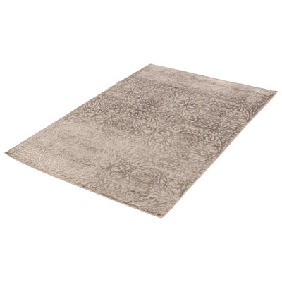 Tapis gris tissé à la main