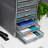 Mind Reader File Storage Drawers, Desk Organizer, Multi-Purpose, Metal, 10.75"L x 14"W x 21.25"H-1060847681
