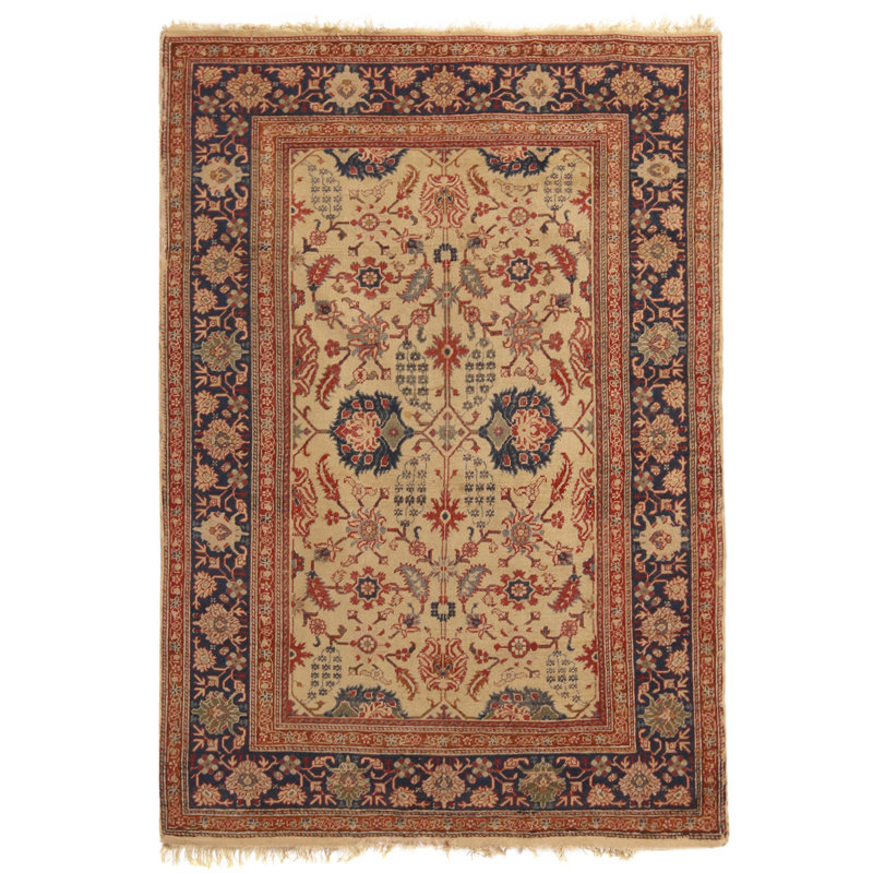One-of-a-Kind 4'1" X 5'9" Hand Knotted Area Rug