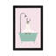 Llama Enjoying Bubble Bath by Big Nose Work - Print on Canvas-478266456-489302865