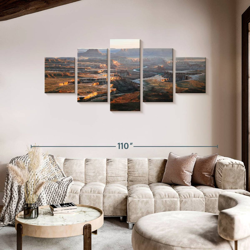 Great River, 42" H x 92" W