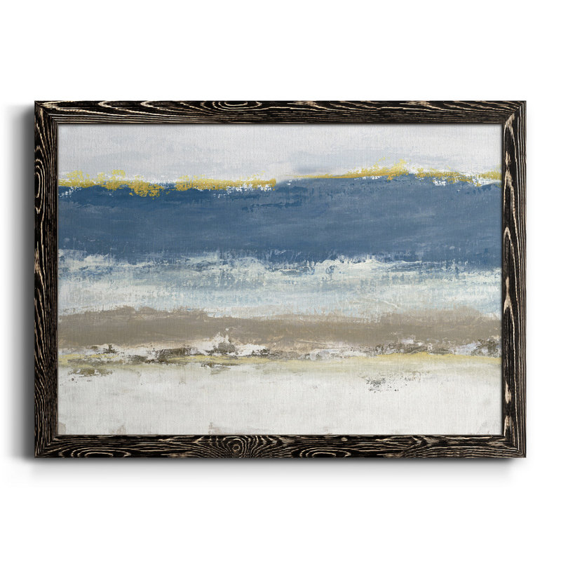 Blue Skies - Peinture sur toile encadrée, Toile encadrée noire, H 24 po x l 18 po x P 1,5 po
