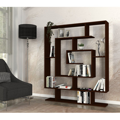 Innis 58.82" H x 49.13" W Geometric Bookcase by East Urban Home