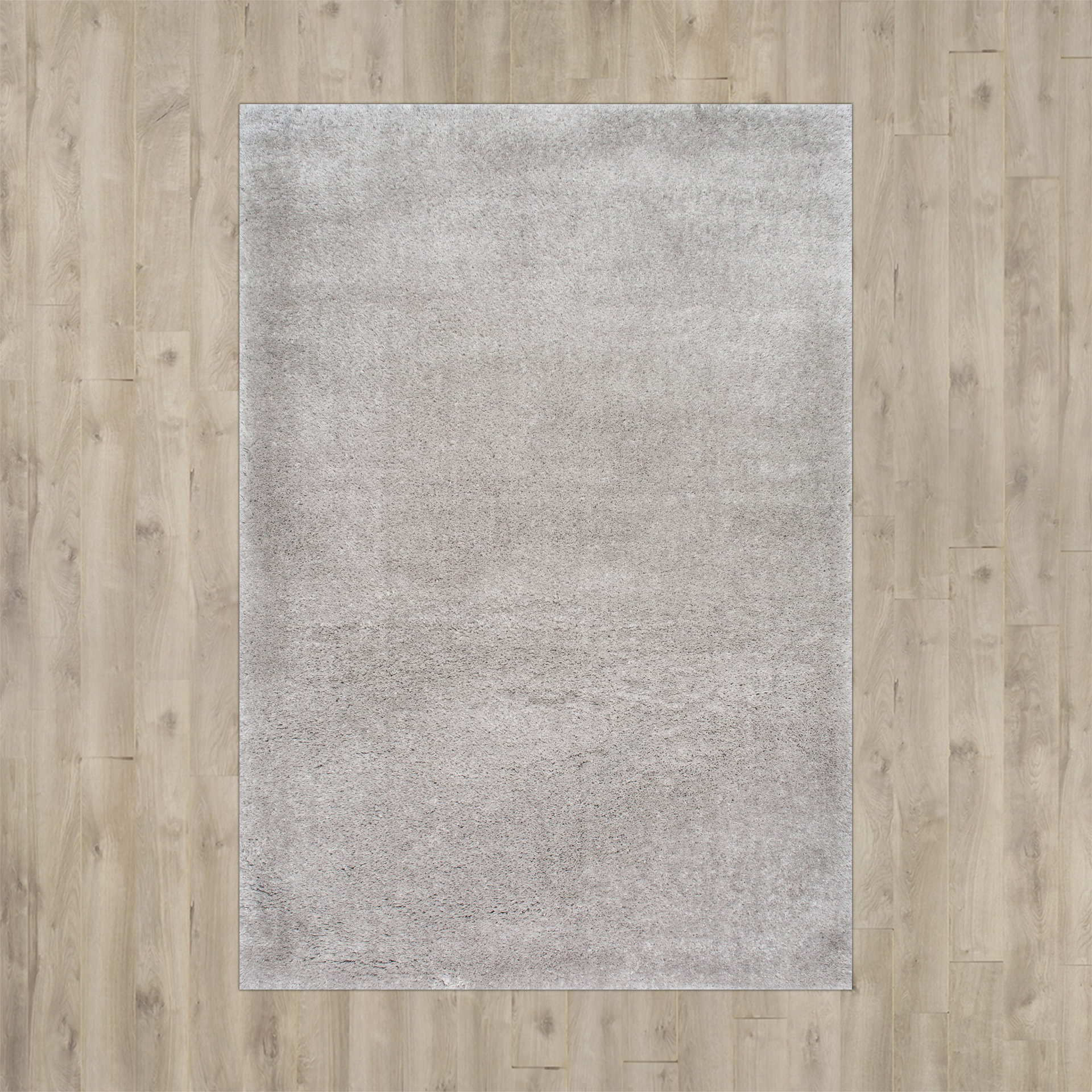 Wade Logan® Andreanna Contemporary Performance Shag Light Gray Rug ...