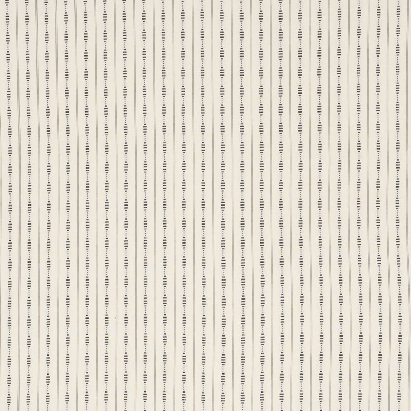 Rania Stripe Fabric, Black