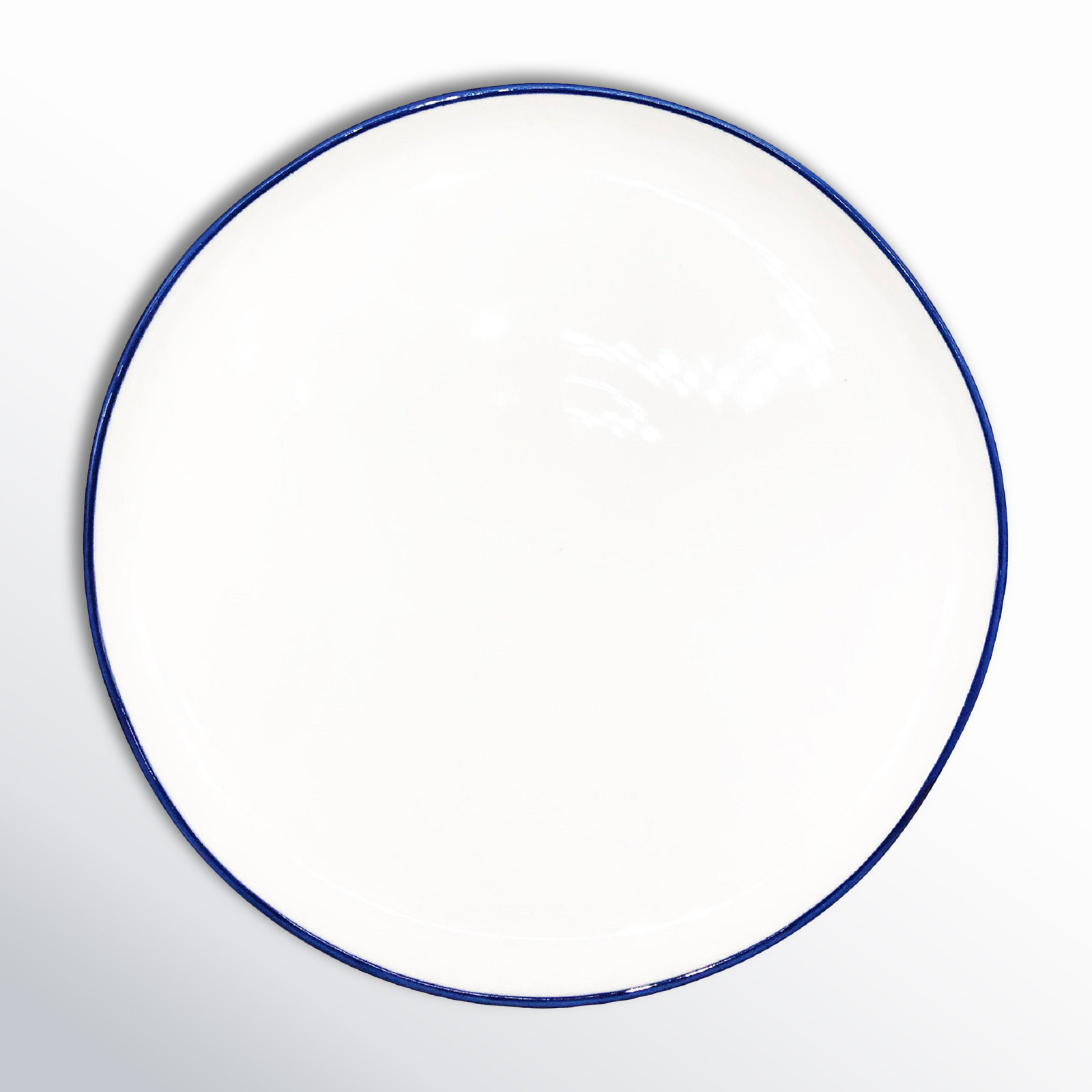 Abbesses 8" Porcelain Salad Plate, Blue