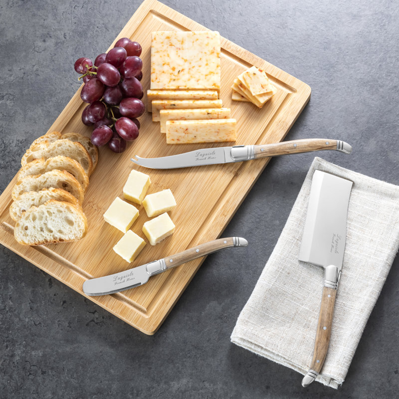 Planche à fromage en bambou 3 pièces French Home