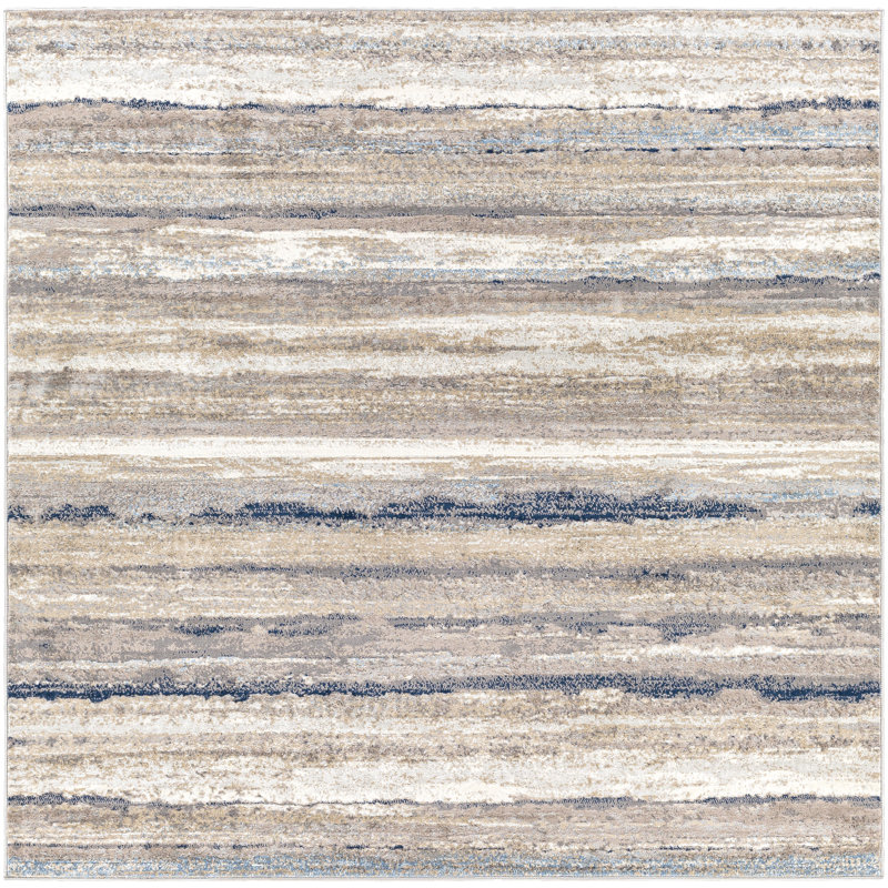 Striped Area Rug, Square 200cm
