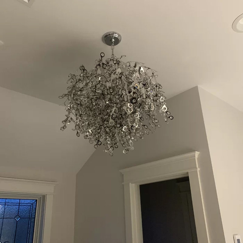 Lustre à plusieurs niveaux 10 lumières unique Leonia
