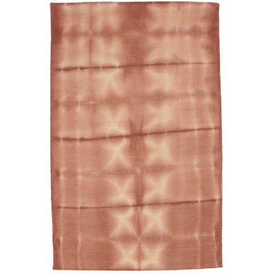 Rectangle Maritha Rust Tie-Dye 5X8 Hand-Tufted Modern Rug