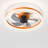 Frauly 19.7 Inch Led Enclosed Low Profile Ceiling Fan With Light-1222760606-1215559985