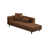 Chaise longue à accoudoir gauche