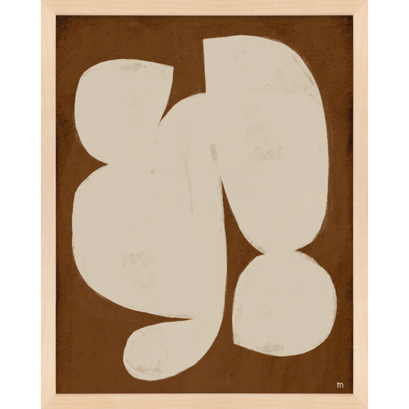Forme Print by StudioM, Maple Framed, 30" H x 24" W