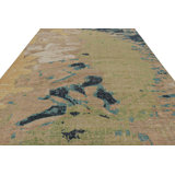 Distressed Homage Hand Knotted Wool Animal Print Area Rug