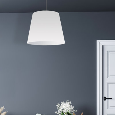 Luminaire suspendu cylindrique surdimensionné à 1 lumière