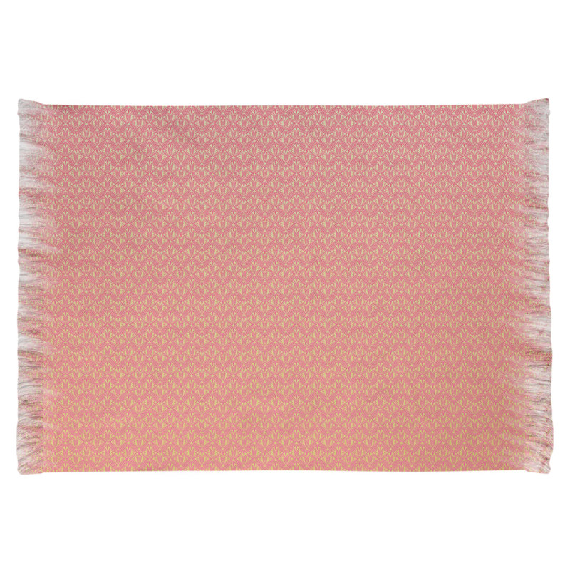 Tapis rose à motif art déco classique Mcguigan, Non
