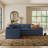 Lana 5 - Piece Upholstered Power Reclining Modular Sectional-114865905
