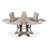 Tower Oak Round Solid Wood Top Dining Table-114022751