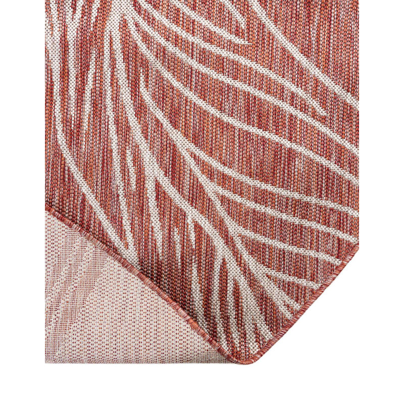 Zellig Floral Indoor / Outdoor Rug, Round 4'1"