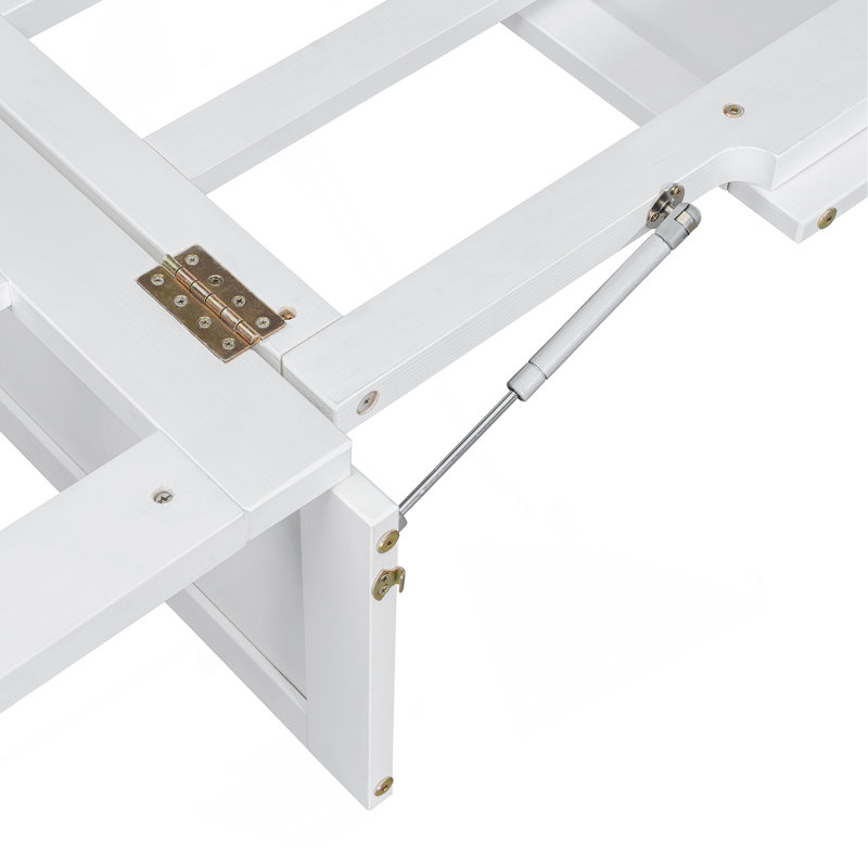 Grand lit escamotable Premium, Blanc