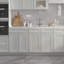 Meuble-lavabo gris avec tablette - contreplaqué Shaker 33 po x 24 po x 34,5 po Largement applicable 33 po x P 24 po H 34,5 po minimaliste
