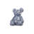 Colburn Graphite Rhinestone Bear Bank - 8" tall