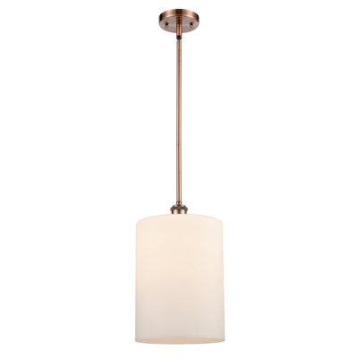 Luminaire suspendu cylindrique à 1 lumière Leilani