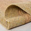 Tapis en jute / laine / coton tissé à la main Marcum - doré / naturel-1173289558