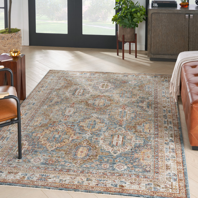 Geometric Indoor Rug, Rectangle 5'3" x 7'8"