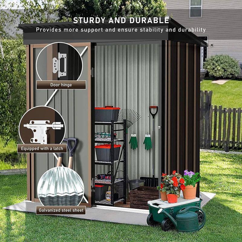 Storage Shed With Floor