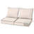 24 x 28 In Patio Furniture Cushions set of 2, Fade Resistant Outdoor Seat Cushions witj 4 pairs of Ties, Deep Seat Cushion for Seat Patio Chairs, Rattan Furniture, Wicker Seating, outdoor Adirondack Chair, Beige-123052602-123052589