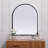 Sabine Metal Arch Wall Mirror-272105429-272105437