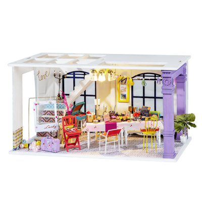 Bricolage 3D Mini House: casse-tête miniature de fête