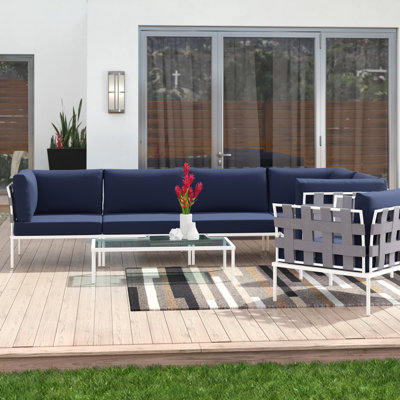 Ensemble modulaire avec coussins 7 pièces Harmony