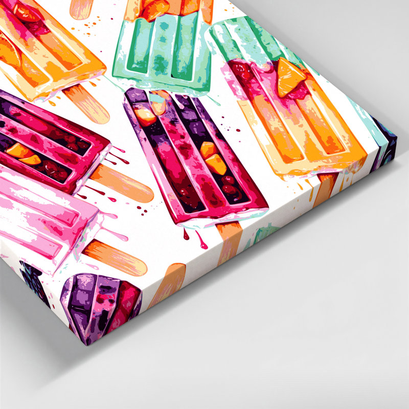 Art mural sur toile Desserts, H 12 po x l 18 po