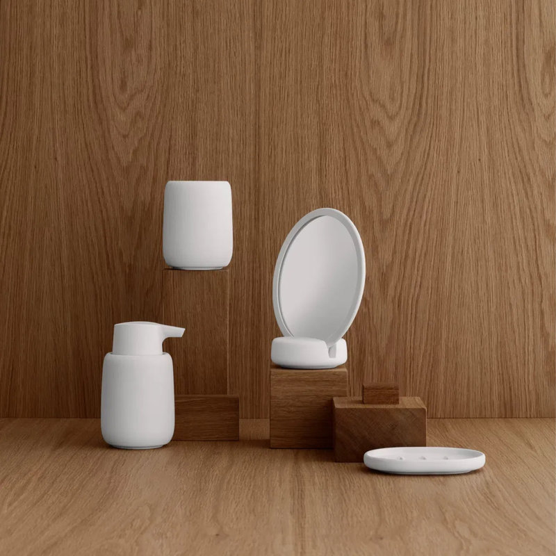 Sono Ceramic / Porcelain Bathroom Accessory, White