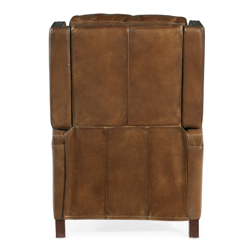 RC Recliner, Power, Brown Genuine Leather