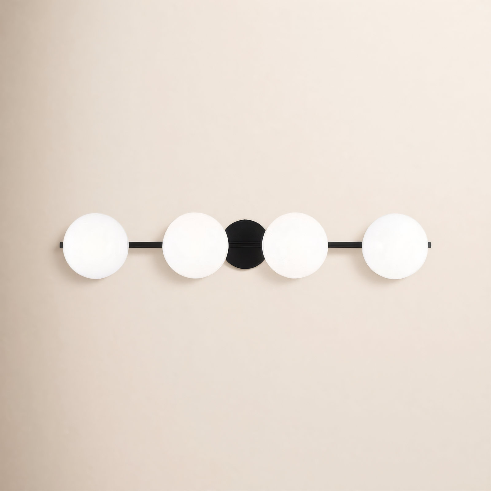 Vibi 4-Light Dimmable Vanity Light, Aged Iron