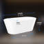 59" X 28" Freestanding Soaking Acrylic Bathtub