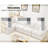 Modular Sectional Sofa Set, Convertible L Shaped Couch ,5 Seat Reversible Sectional Sofa Couch-1026846052
