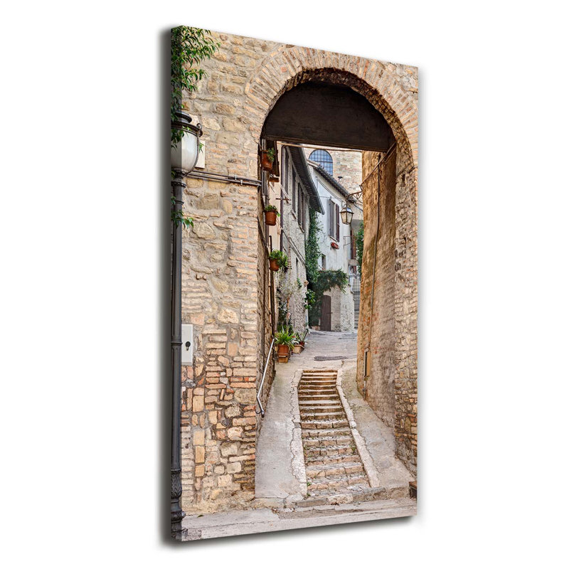 Italian Streets - Wrapped Canvas Print