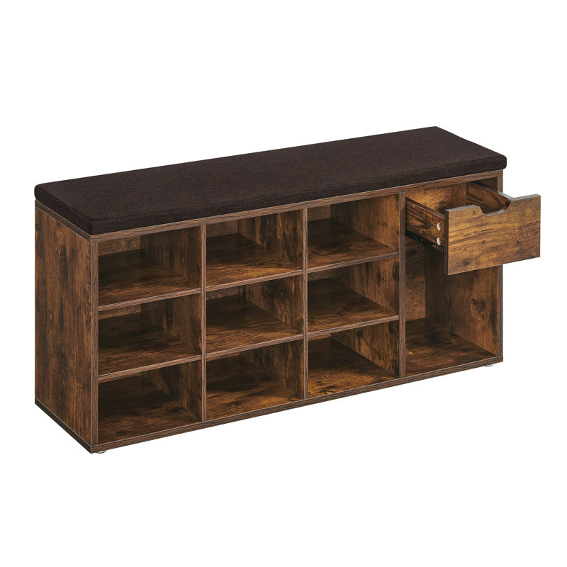 10 Pair Stackable Shoe Storage Cabinet