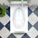 72" L X 42" W Drop In Combination Acrylic Bathtub with Reversible Drain in White