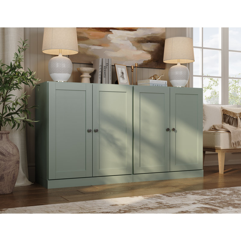 Buffet 64 "avec portes Shaker et tablettes réglables Palace Imports, Sauge