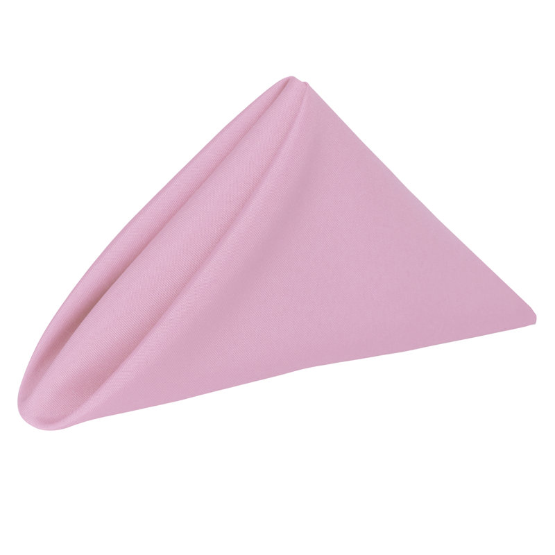 Polyester Square Napkin, Pink Balloon, 20" x 20"