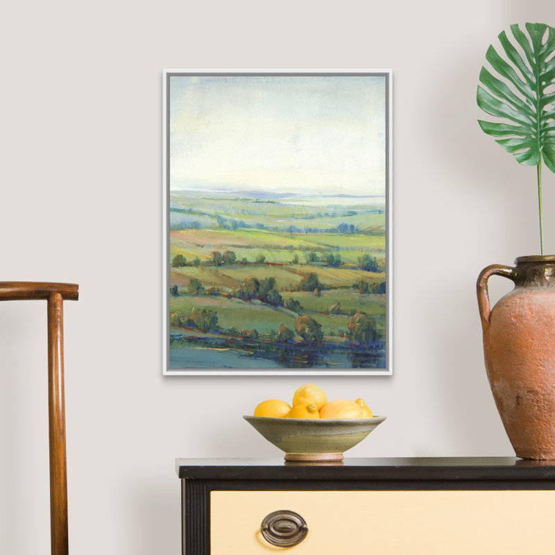 «Paradise Valley I» par Tim O'Toole - reproduction d'art, H 26 po x l 20 po x P 1,75 po, Toile blanche encadrée