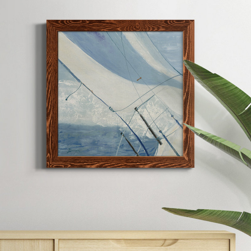 Impression sur toile Bow Bow, H 17 po x l 17 po x P 1,5 po, Cadre en érable